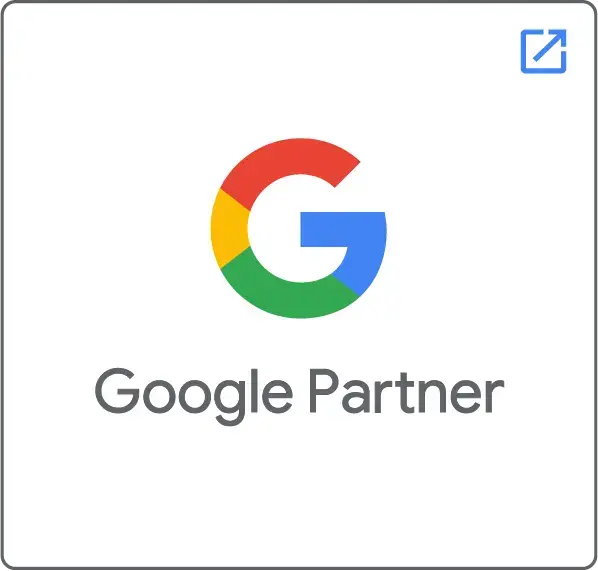 Google Partner badge with multicolored Google G logo